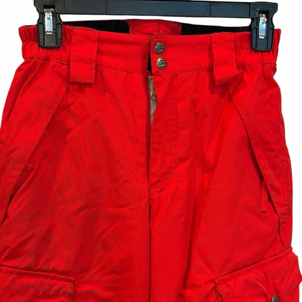 Paul Frank boys deluxe snow ski snowboard red black pants Medium. - Picture 2 of 9